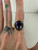 Vintage MCM 14k Gold Large Amethyst Serpent Style Snake Pattern Cocktail Ring
