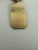 Antique Art Deco 12k GF Ball Initial Tag Dangle Slide Charm Bracelet 7.25”