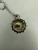 Vintage Sterling Silver Pearl CZ Halo Snowflake Shape Pendant Necklace 18”