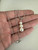 Vintage Sterling Silver Triple Graduated Pearl Pendant Necklace 18”