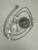Antique Art Deco Sterling Silver Czech Glass Bead Pendant Drop Necklace 18"