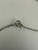 Antique Art Deco Sterling Silver Czech Glass Bead Pendant Drop Necklace 18"
