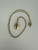 Vintage Art Nouveau Revival Yellow Rose Gold Filled Flower Engraved Locket 15”