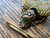 Vintage Petit Point Miniature Perfume Bottle Brooch Floral Needlepoint Jeweled