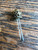 Vintage Petit Point Miniature Perfume Bottle Brooch Floral Needlepoint Jeweled