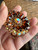 Vintage Juliana D&E Topaz Marquise , AB Champagne Paste Rhinestones Brooch Pin