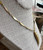 Vintage Articulated Gold Plated Fish Charm Pendant Necklace