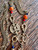 Vintage Egyptian Revival Medallion Scarab Chain Necklace 1970's Gold Plated 48"