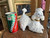 Vintage Spaghetti Poodle Figurine – MCM White Ceramic Porcelain Dog