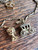 Vintage Freirich Chain 11 Charms Necklace Buddah Dog Angel Movable Carriages 54"