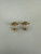 Vintage 12k Gold Filled French Style Peridot Cluster Earrings .5”