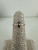 Vintage 10k Rose Gold Marquise Rose Cut Salt & Pepper Diamond Ring 3.75