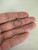 Vintage 10k Rose Gold Marquise Rose Cut Salt & Pepper Diamond Ring 3.75