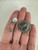 Antique Art Deco Platinum Japanese Akoya Cultured Pearl Fleur De Lis Ring 7