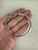 Vintage Sterling Black & White Diamond Twist Knot Hinge Bangle Bracelet 7”