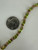 Vintage 10k Gold Peridot X Kiss Link Tennis Bracelet 7.25”