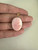 Vintage 14k Gold M+M Scognamiglio Double Sided Coral Conch Shell Cameo Pendant