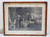 Antique 1886  Abraham Lincoln and His Family Engraving Waugh Sartain Framed All Original/ American President Engraving/ American Engraving