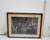 Antique 1886  Abraham Lincoln and His Family Engraving Waugh Sartain Framed All Original/ American President Engraving/ American Engraving