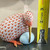 Herend Hungary Kiwi Bird Rust Fishnet Porcelain Figurine 24K Gold Accents ~ 1992