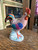 Herend Hungary Rooster Rust Fishnet #5031 Hand Painted Porcelain Figurine 24k