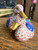 Herend Courting Ducks #5036 Rust Fishnet Hand Painted Porcelain Hungary 24k Gold