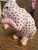 Herend Rust Fishnet Hare Rabbit #15307 Signed Balta Szilvia 1994 - 24K Gold - 6"