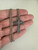Antique Sterling Gorham Eastern Orthodox Crucifix Oxidized Pendant Necklace 24”