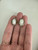 Vintage MCM 12k GF Rose Carved Cameo Oval Screw Back Earrings .75”