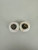 Vintage Sterling Silver Large Round Cabochon Pink Angel Skin Coral Stud Earrings