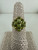 Vintage MCM 10k Gold Large Navette Multi Oval Peridot Ring 7