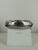 Antique Victorian Sterling Silver Floral Etched Engraved Hinged Bangle Bracelet 7”