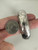 Antique Victorian Sterling Silver Floral Etched Engraved Hinged Bangle Bracelet 7”