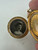 Antique Victorian GF Horseshoe Ruby Diamond Glass Paste Pendant Necklace 18”