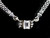 VTG Lagos Sterling Silver 18k Gold Caviar Beaded 7.46ct White Topaz Necklace 17"