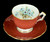 Aynsley Russet Orange Teacup, Aynsley Blue Windflowers, Vintage cup & Saucer, Aynsley Flowers