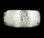 Vintage Mid Century Peruvian Sterling Silver Iconographic Cuff Bracelet 7"