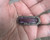 Antique Deco Sterling Silver 13.64ct Amethyst Marcasite Bar Brooch Pin