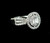Vintage Sterling Silver Diamonique Cubic Zirconia CZ Halo Engagement Ring  6.25