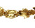 Vintage Rare Nolan Miller Heavy Gold Finish Leaves Leaf Link Necklace 17"