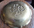Vintage Copper Embossed Textured Hand-Hammered Curved Flower Bowl Mid-Century /Haganauer Esque/ Hand Hammered Bowl/ Mid Century Bowl Plate