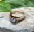 Vintage Mid Century 14k 2Tone Gold  SI1-I1 GHI .5ct Diamond Engagement Ring 4.75