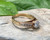 Vintage Mid Century 14k 2Tone Gold  SI1-I1 GHI .5ct Diamond Engagement Ring 4.75