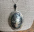 Antique Thai Niello Siam Gods and Goddesses Sterling Silver Pendant Necklace