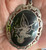 Antique Thai Niello Siam Gods and Goddesses Sterling Silver Pendant Necklace