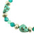 Vintage Sterling Navajo Kingman Turquoise Chunks Silver Pearls Bead Necklace 19"