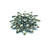 Vintage Mid Century Diamond Paste Crystal Rhinestone Starburst Silver Pin Brooch