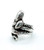 Vintage Victorian Revival Sterling Silver Coiled Snake Serpent Ring Size 8.5