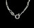 Vintage Sterling Silver 925 Figaro Unique Chain Necklace 24”