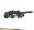 Vintage Black Metal Gecko Lizard Oil Slick Blue Green Purple Rhinestone Pin brooch